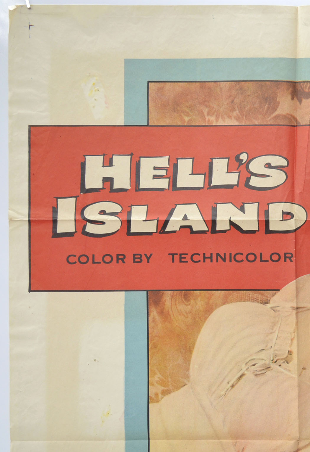 HELL’S ISLAND (Top Left) Cinema One Sheet Movie Poster 