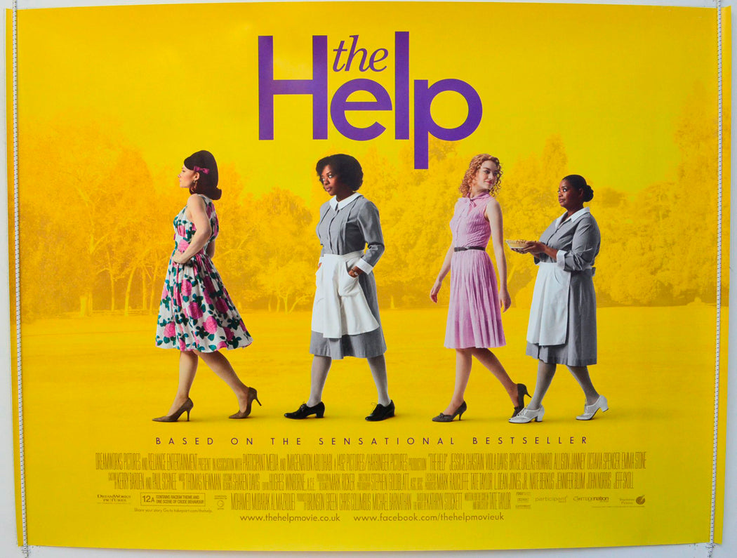 The Help Original British Quad Poster - Film Poster - Movie Poster 