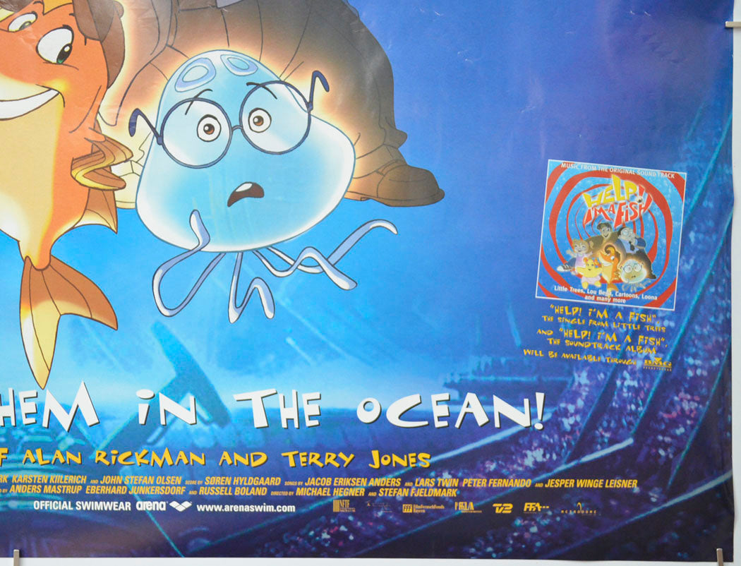 HELP! I’M A FISH (Bottom Right) Cinema Quad Movie Poster 