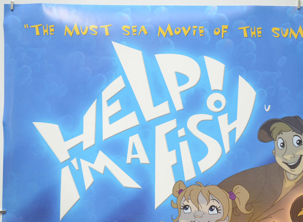 HELP! I’M A FISH (Top Left) Cinema Quad Movie Poster 