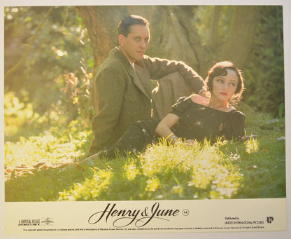 HENRY AND JUNE (Card 5) Cinema Set of Colour FOH Stills / Lobby Cards 