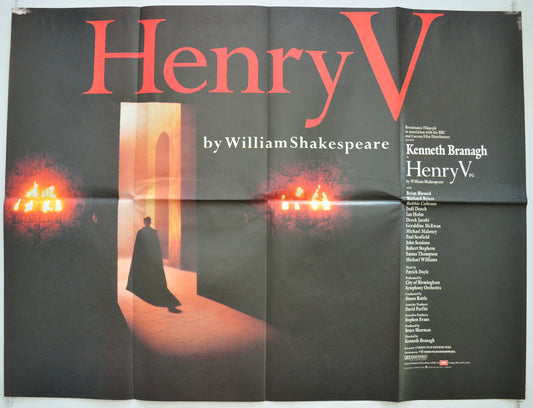 Henry V Original Quad Poster - Film Poster - Movie Poster  