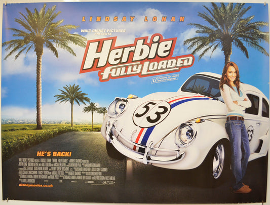 Herbie : Fully Loaded  Original Quad Poster - Film Poster - Movie Poster