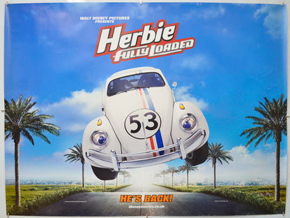 Herbie : Fully Loaded (Teaser / Advance Version)  Original Quad Poster - Film Poster - Movie Poster