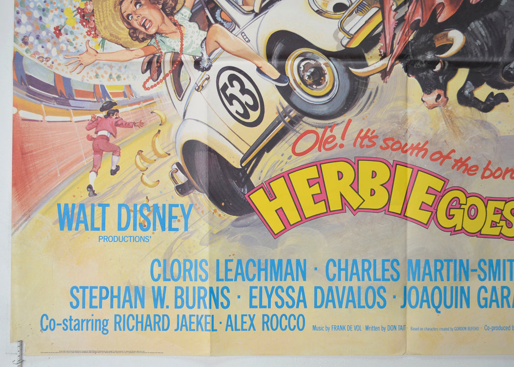 HERBIE GOES BANANAS (Bottom Left) Cinema Quad Movie Poster 