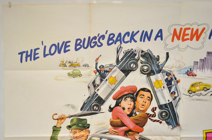 HERBIE RIDES AGAIN (Top Left) Cinema Quad Movie Poster 