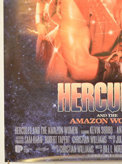 HERCULES AND THE AMAZON WOMEN (Bottom Left) Cinema One Sheet Movie Poster 