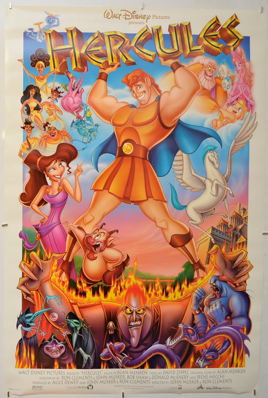 Hercules Original One Sheet Poster - Film Poster - Movie Poster  