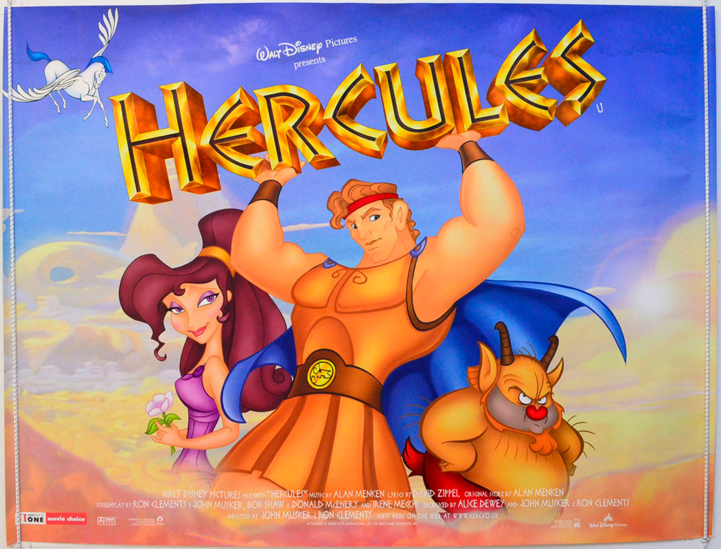 Hercules Original British Quad Poster - Film Poster - Movie Poster 