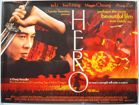 Hero (a.k.a Ying xiong)  Original Quad Poster - Film Poster - Movie Poster