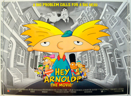 Hey Arnold! The Movie Original British Quad Poster - Film Poster - Movie Poster 