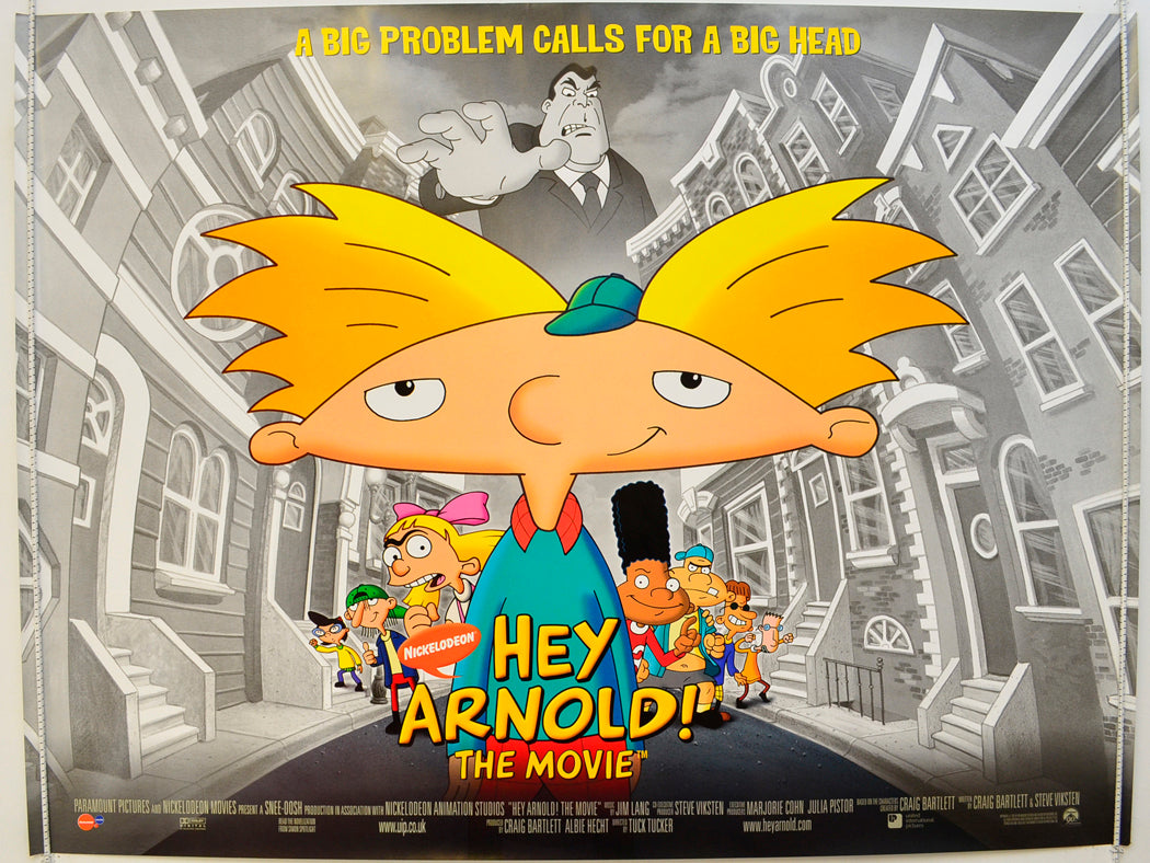 Hey Arnold! The Movie Original Quad Poster - Film Poster - Movie Poster  