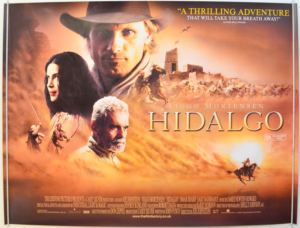 Hidalgo Original British Quad Poster - Film Poster - Movie Poster 