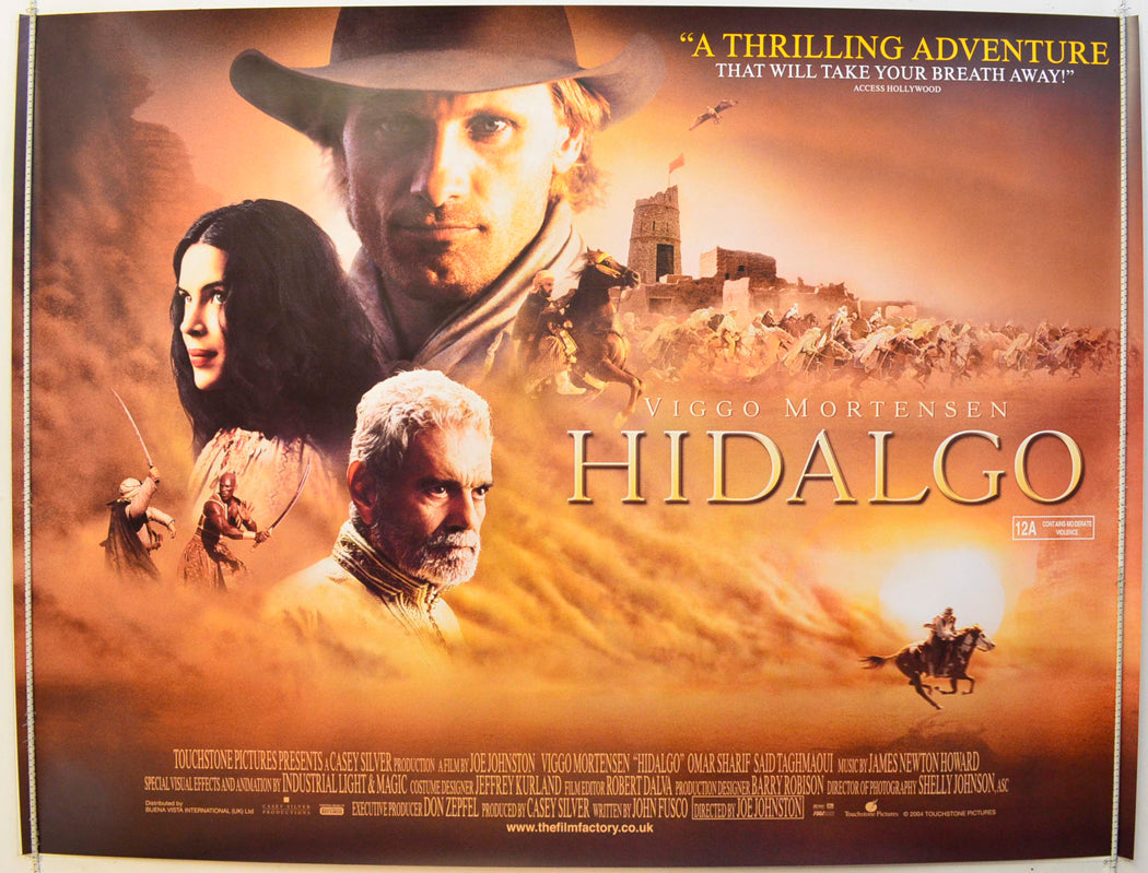 Hidalgo Original British Quad Poster - Film Poster - Movie Poster 