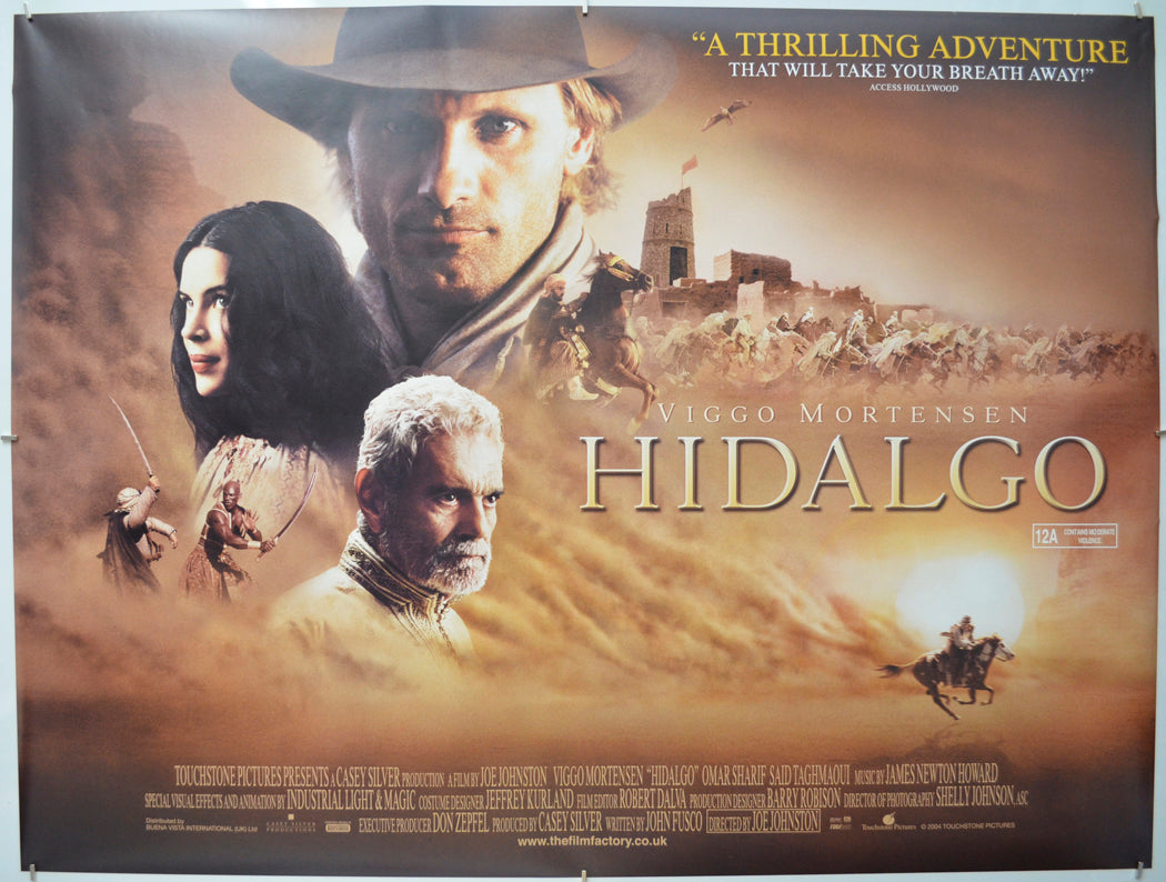 Hidalgo Original Quad Poster - Film Poster - Movie Poster