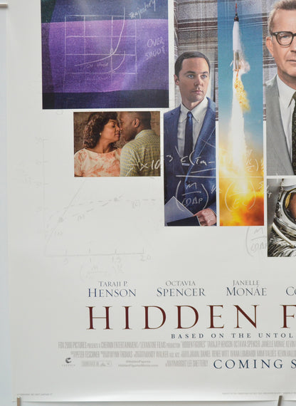 HIDDEN FIGURES (Bottom Left) Cinema One Sheet Movie Poster 