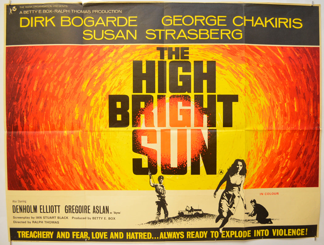 The High Bright Sun (a.k.a. McGuire, Go Home!) Original Quad Poster - Film Poster - Movie Poster