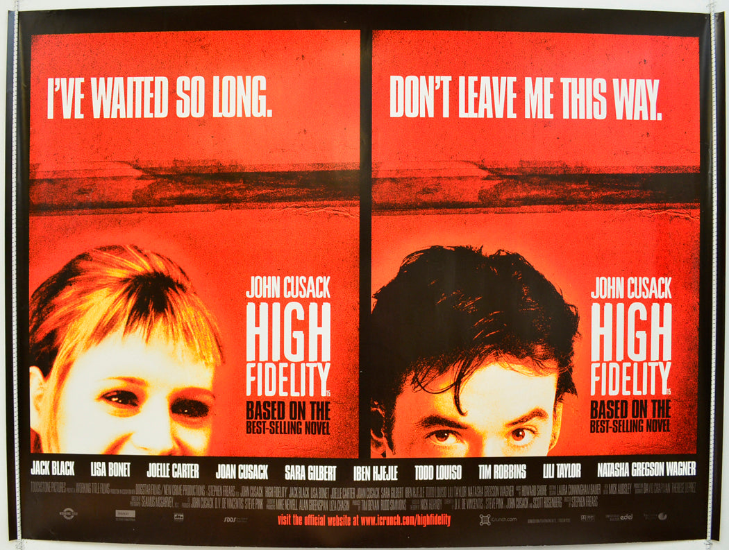 High Fidelity Original Quad Poster - Film Poster - Movie Poster  