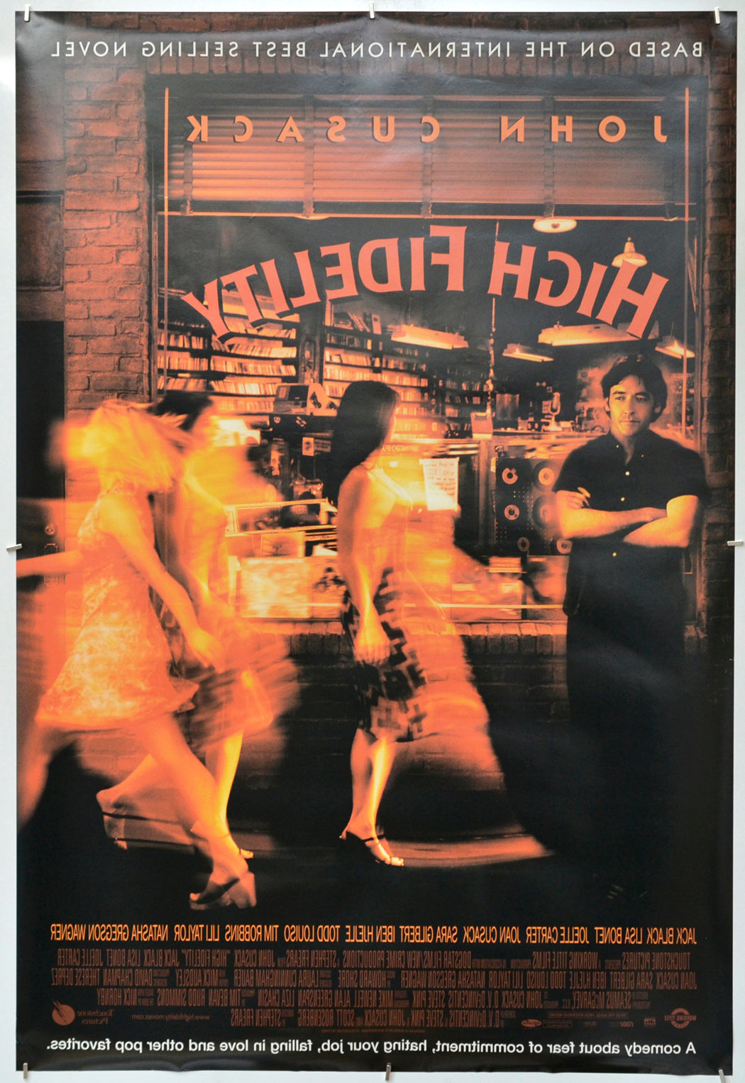 High Fidelity (Back) Cinema One Sheet Movie Poster 