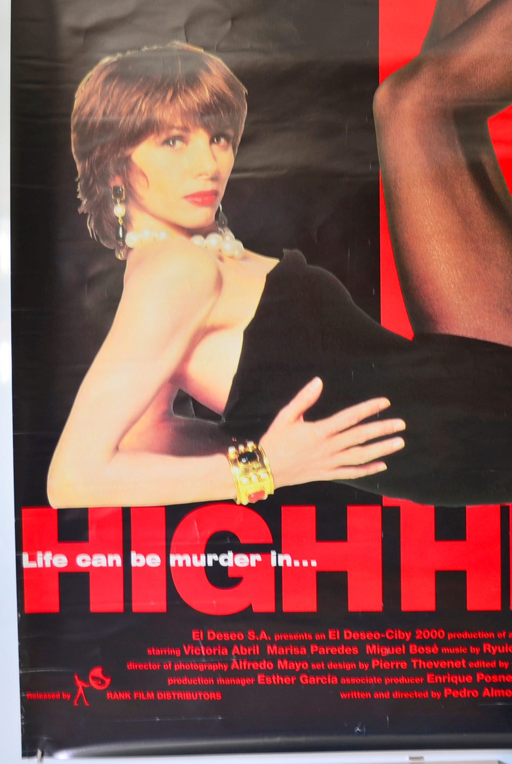 HIGH HEELS (Bottom Left) Cinema 4 Sheet Movie Poster 