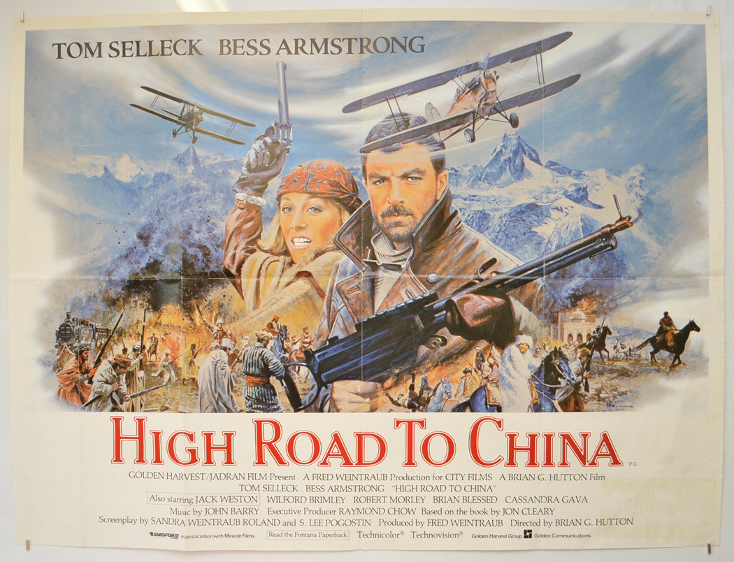 High Road To China  Original Quad Poster - Film Poster - Movie Poster