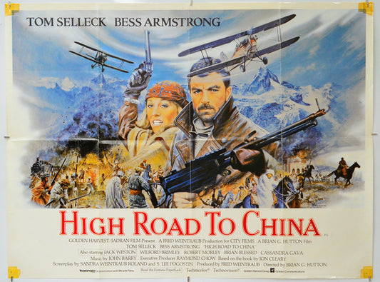 High Road To China - Original Quad Poster - Film Poster - Movie Poster