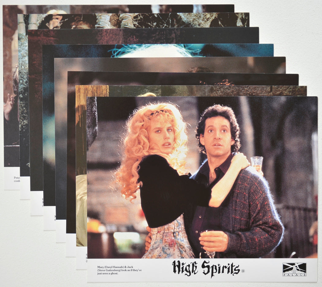 HIGH SPIRITS (Full View) Cinema Set of Colour FOH Stills / Lobby Cards  