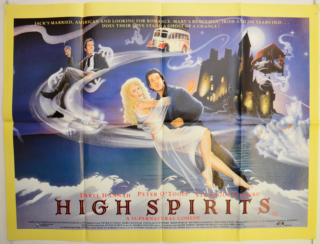 High Spirits  Original British Quad Poster - Film Poster - Movie Poster 