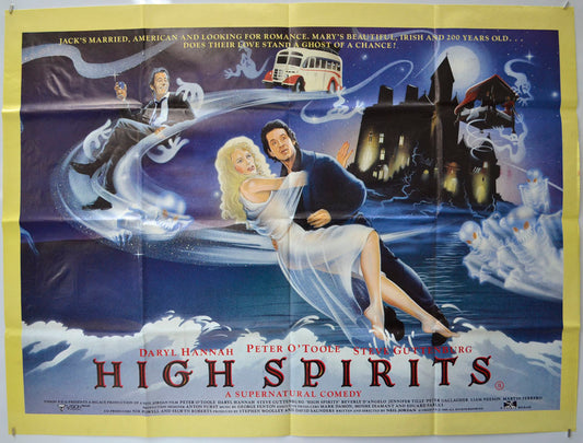 High Spirits Original Quad Poster - Film Poster - Movie Poster