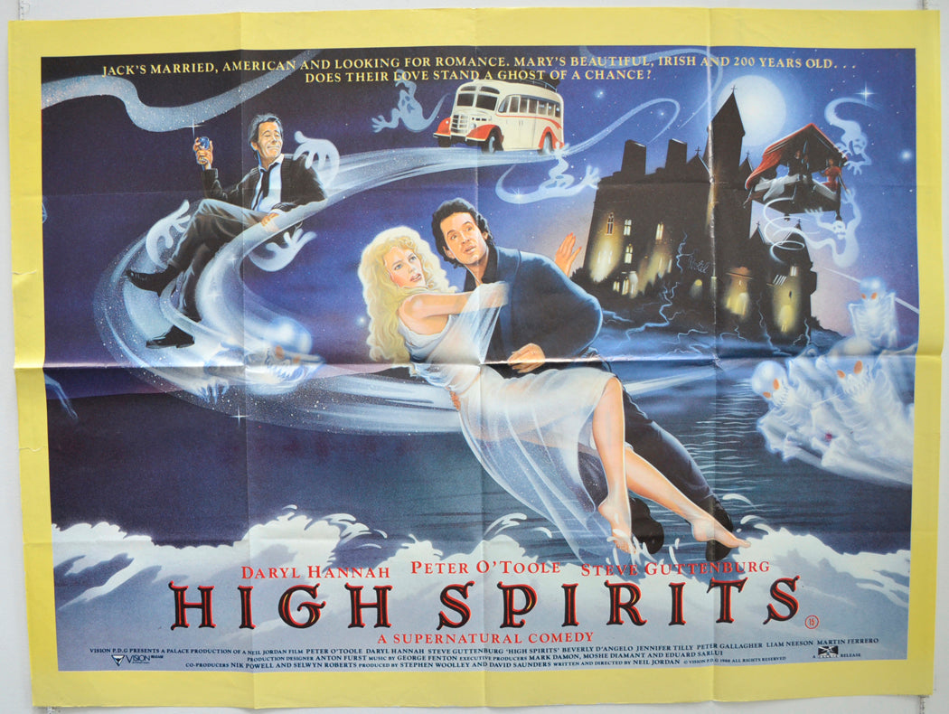 High Spirits  Original British Quad Poster - Film Poster - Movie Poster 