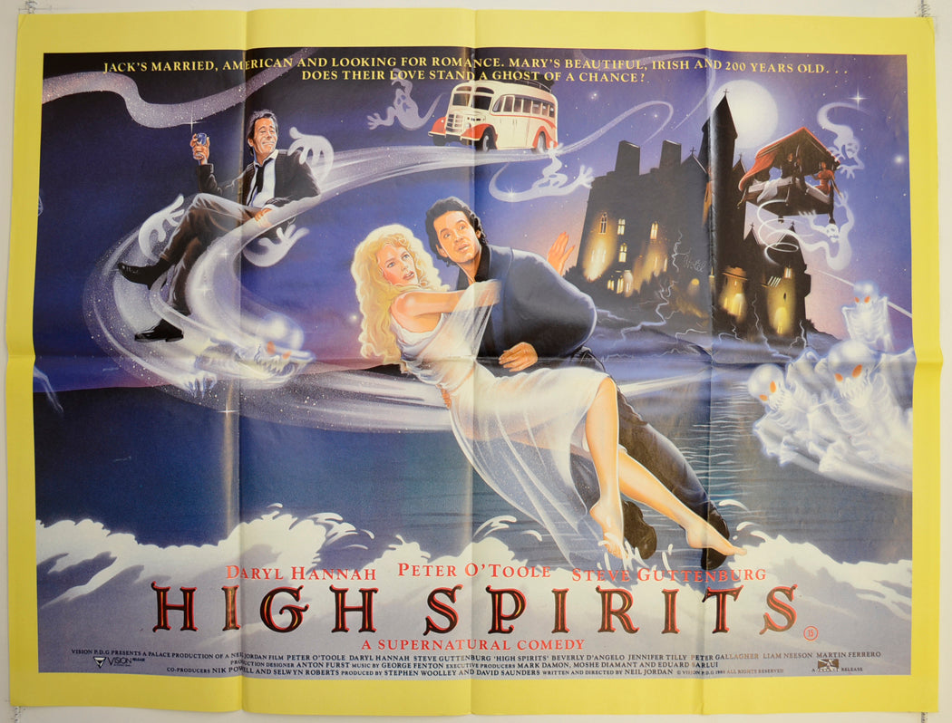 High Spirits  Original British Quad Poster - Film Poster - Movie Poster 