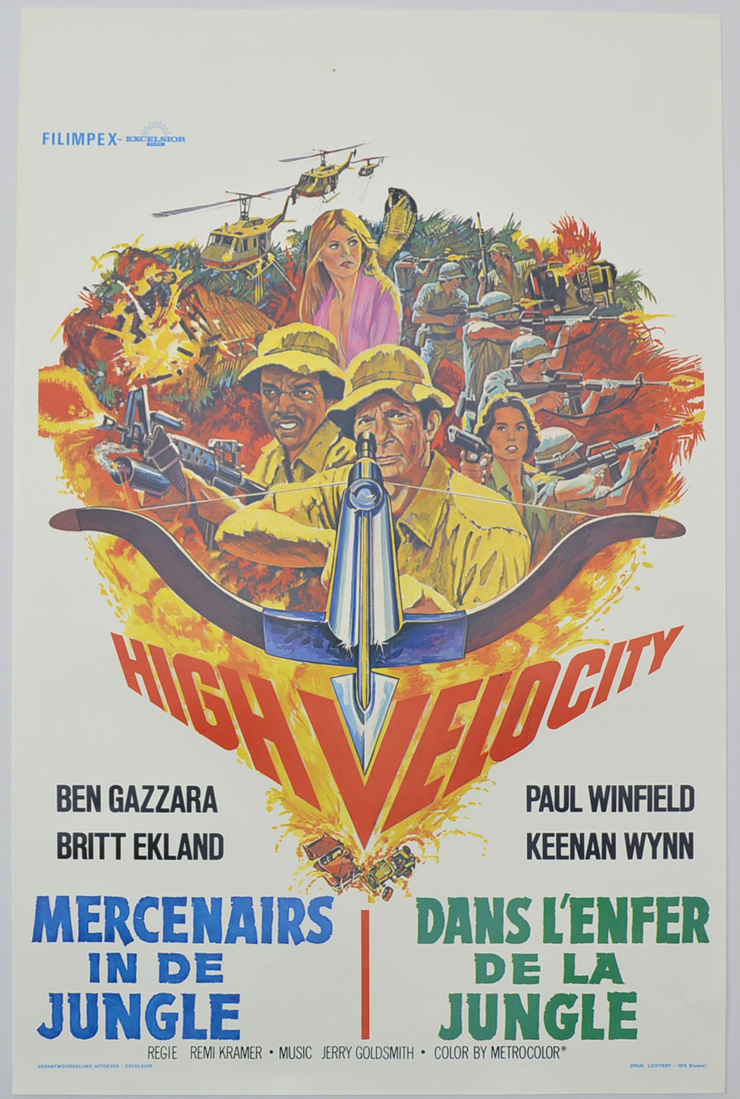 High Velocity Original Belgian Poster - Film Poster - Movie Poster