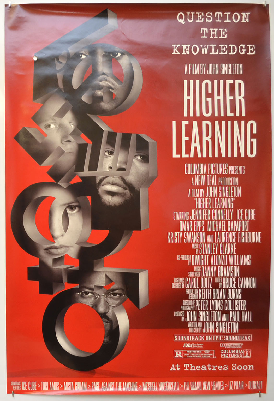 Higher Learning Original One Sheet Poster - Film Poster - Movie Poster