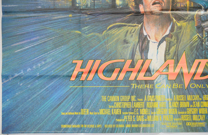 HIGHLANDER (Bottom Left) Cinema Quad Movie Poster 