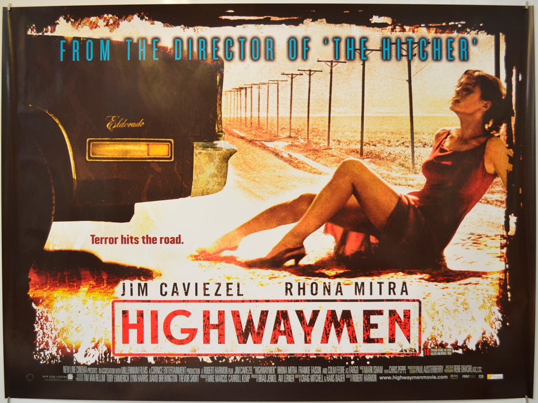 Highwaymen Original Quad Poster - Film Poster - Movie Poster  