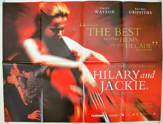 Hilary And Jackie   Original Quad Poster - Film Poster - Movie Poster 