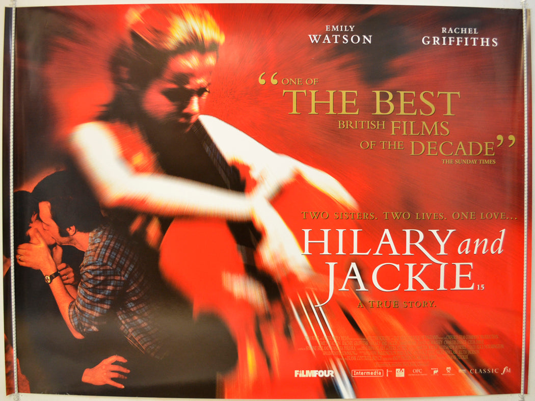 Hilary And Jackie  Original Quad Poster - Film Poster - Movie Poster 