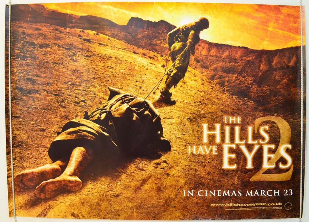 The Hills Have Eyes 2   (Teaser / Advance Version) Original British Quad Poster - Film Poster - Movie Poster