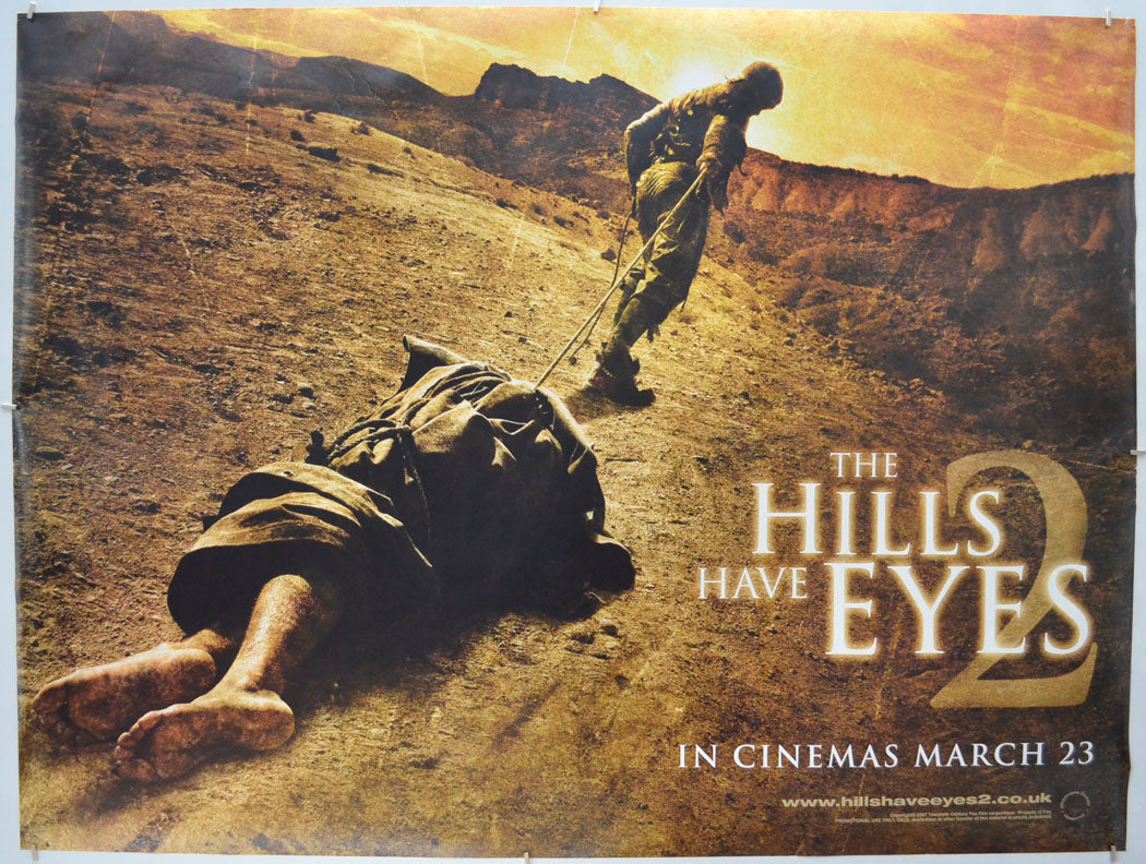 The Hills Have Eyes 2 (Teaser / Advance Version)  Original Quad Poster - Film Poster - Movie Poster