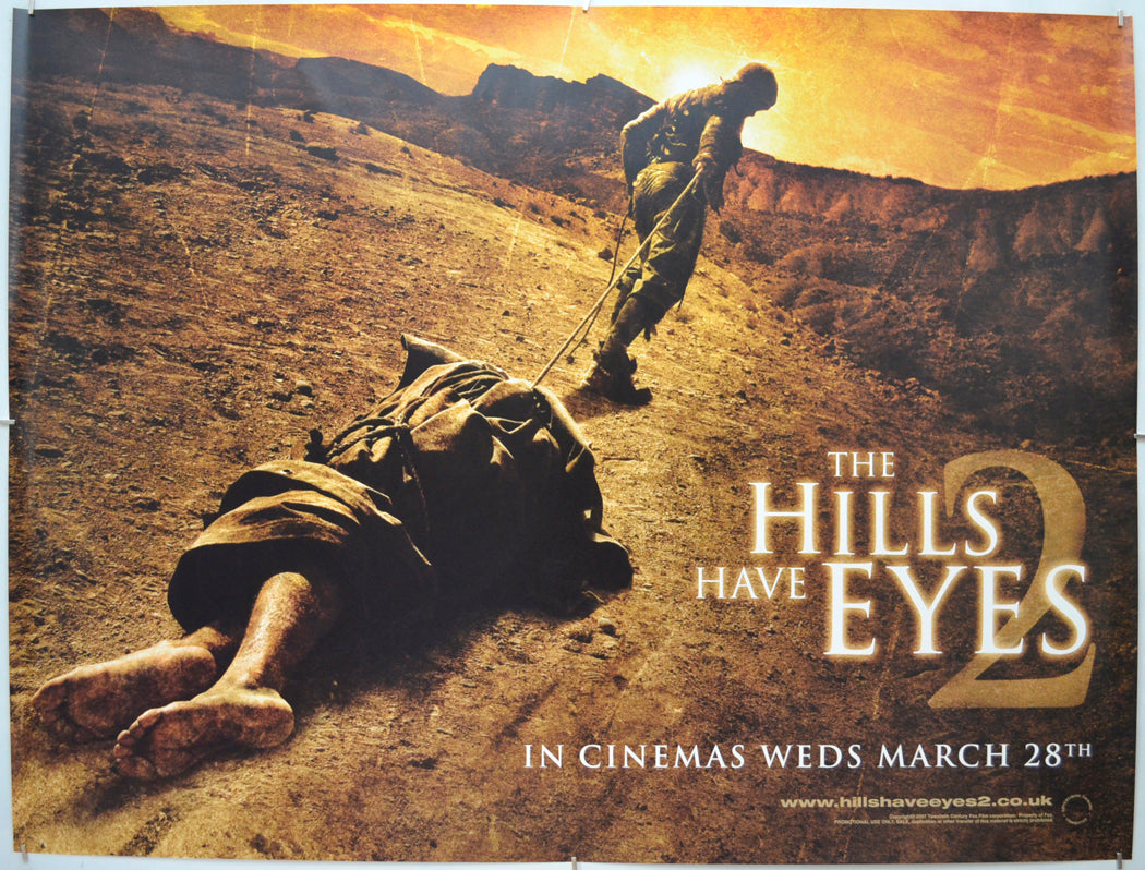 The Hills Have Eyes 2 (Teaser / Advance Version) Original Quad Poster - Film Poster - Movie Poster