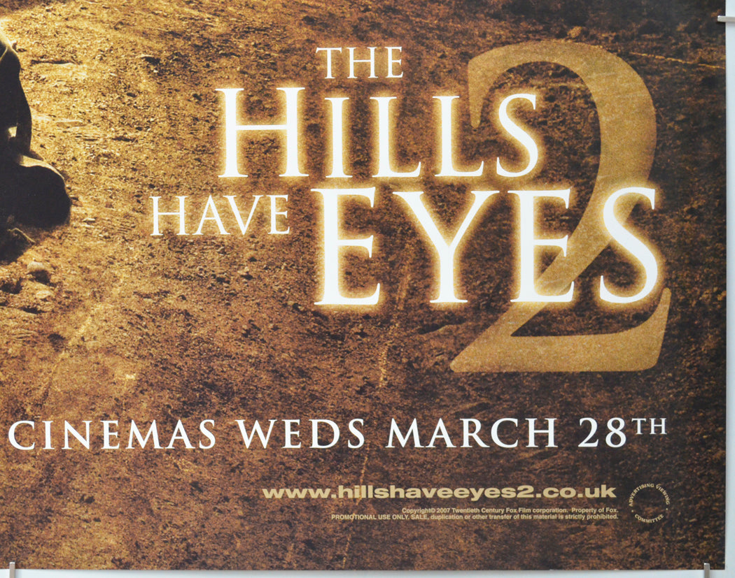 THE HILLS HAVE EYES 2 (Bottom Right) Cinema Quad Movie Poster 