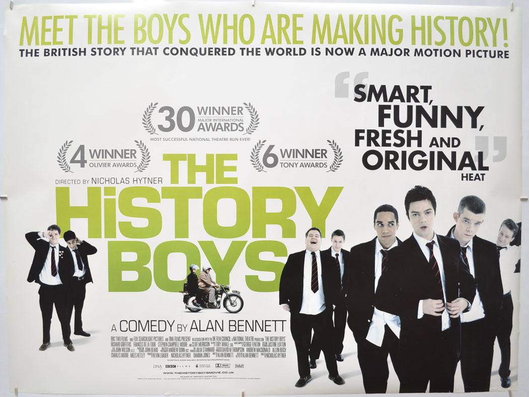 The History Boys  Original Quad Poster - Film Poster - Movie Poster