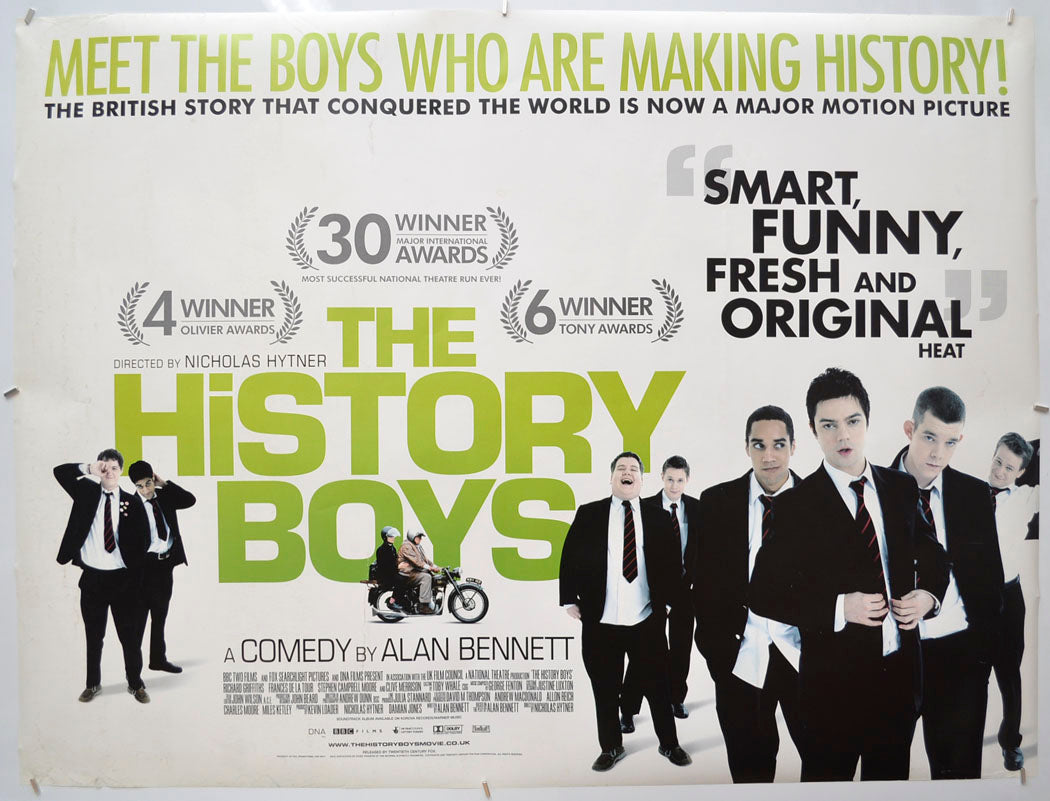 The History Boys  Original Quad Poster - Film Poster - Movie Poster