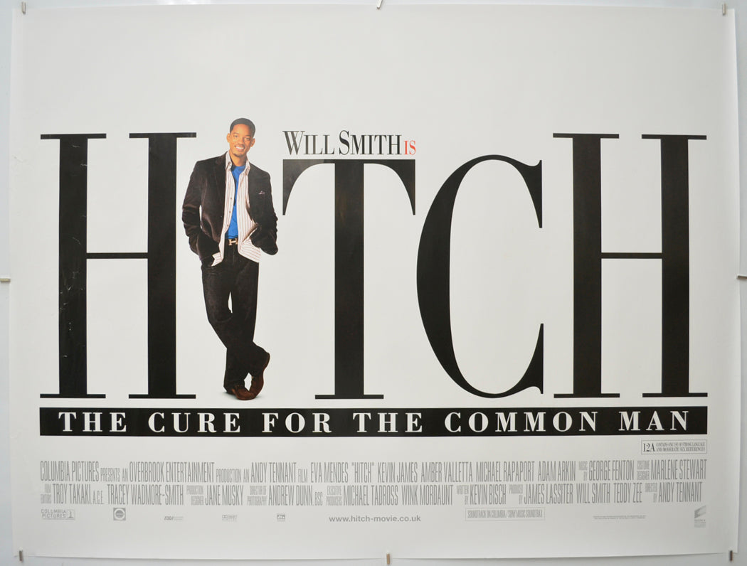 Hitch Original Quad Poster - Film Poster - Movie Poster