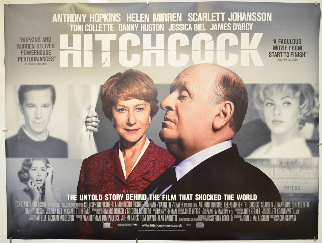 Hitchcock  Original Quad Poster - Film Poster - Movie Poster