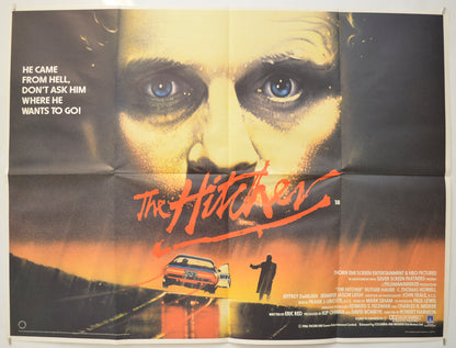 The Hitcher Original Quad Poster - Film Poster - Movie Poster  