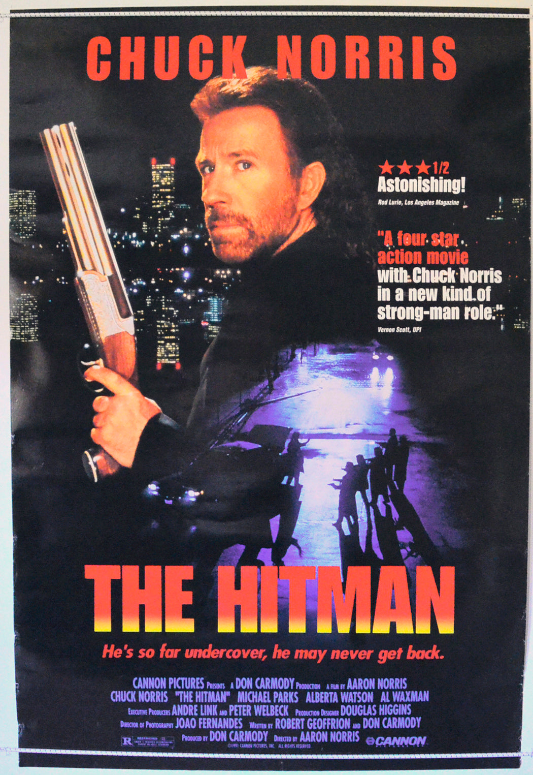 The Hitman  Original One Sheet Poster - Film Poster - Movie Poster 