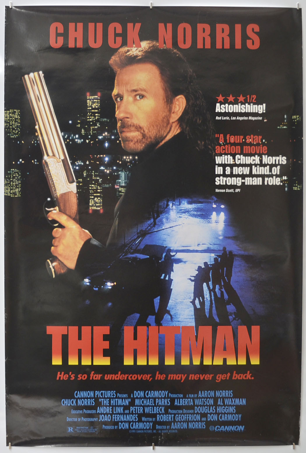 The Hitman Original One Sheet Poster - Film Poster - Movie Poster