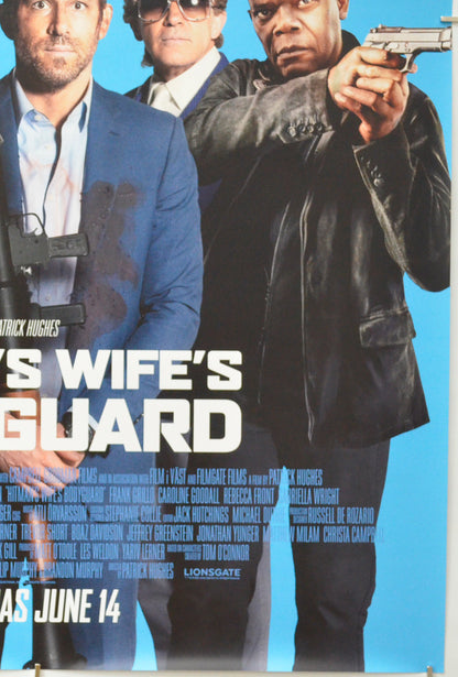 THE HITMAN’S WIFE’S BODYGUARD (Bottom Right) Cinema One Sheet Movie Poster 