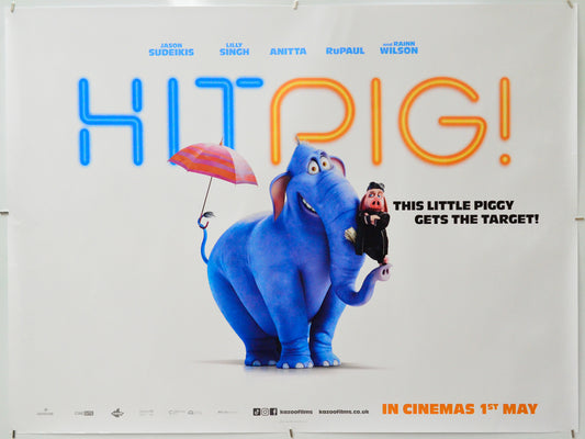 Hitpig - Original Quad Poster - Film Poster - Movie Poster